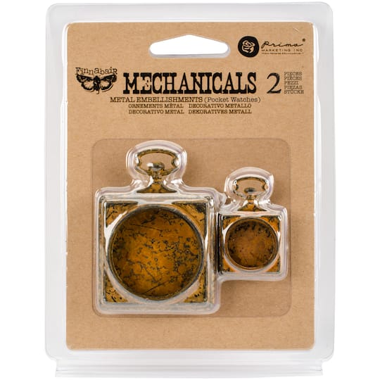 Finnabair&#xAE; Mechanicals Pocket Watches Metal Embellishments